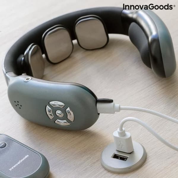 InnovaGoods - Cervical Massager | Uppladdningsbar cervikal massageapparat med fjärrkontroll Nekival