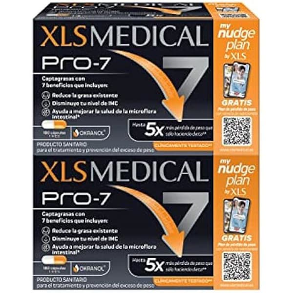 Tabletter - XLS MEDICAL - PRO 7 Nudge - Paket med 360 - Kapslar - För vuxna