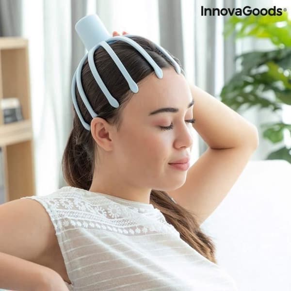 Head Massager - InnovaGoods - Helax - Laddningsbar - Ergonomisk design - Avslappning