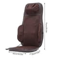 Miniatyrbild 2 av 2: Shiatsu-massagesitsdyna, 3 massagelägen, 4 vibrationsmotorer,Brun