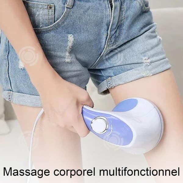 INN Masseur 25w 17x15x11cm med 4 elektriska massaghuvuden, anti-stress massör för hela kroppen för män och kvinnor, bärbar.