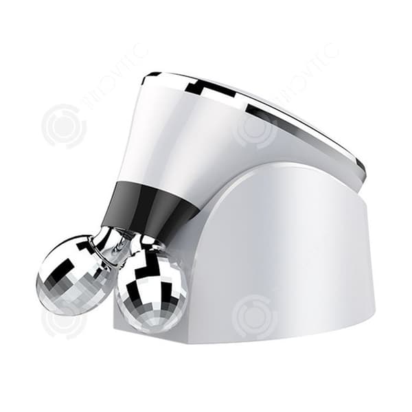 INN Skönhetsanordning 10,5x7,5x6,4cm IPX5 ansiktsmassageapparat dubbelrullboll lyft och fastställande av hals definieras vis
