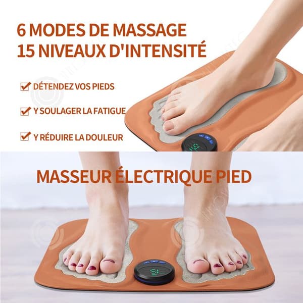 INN EMS fotmassageapparat cirkulationsstimulator elektriska fotmassagerare kämpar mot åderbråck och smärtorang