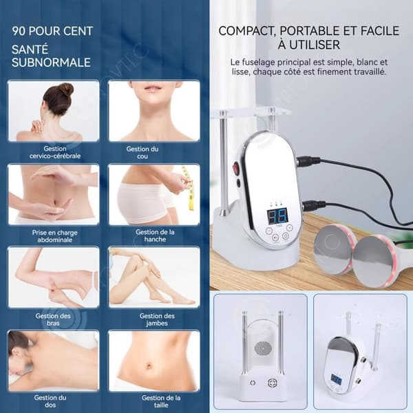 INN Professional ems muskel elektrostimulator multifunktionell akupunktur massage främja cirkulationen värme massage