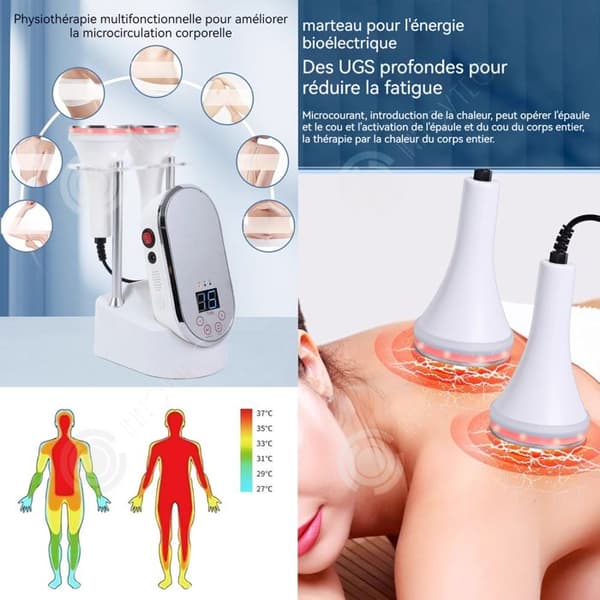 INN Professional ems muskel elektrostimulator multifunktionell akupunktur massage främja cirkulationen värme massage