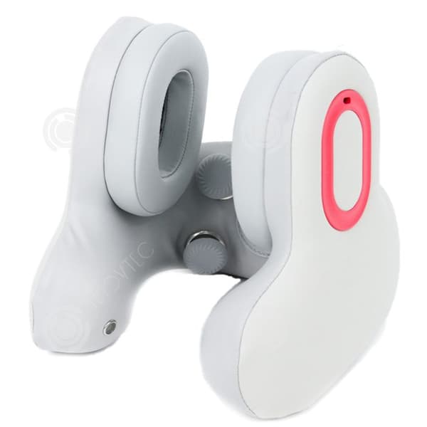INN Bärbar elektrisk cervikal massager hals Varmkompress Rödljusmassage med Bluetooth musikfunktion Brusreducering