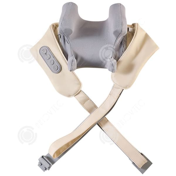 INN axelmassageapparat 3 hastigheter 45-50 grader Celsius konstant temperatur massagekudde axelnack massager nackavlastning
