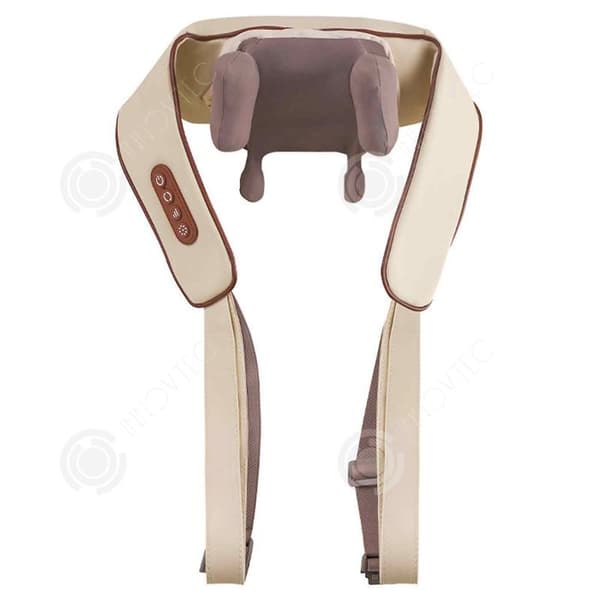 INN axelmassageapparat 3 hastigheter 45-50 grader Celsius konstant temperatur massagekudde axelnack massager nackavlastning