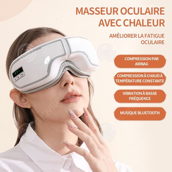 INN Eye Massager 3,4w tryckknådning konstant temperatur varm kompressor Hudvänligt tyg Ergonomisk design