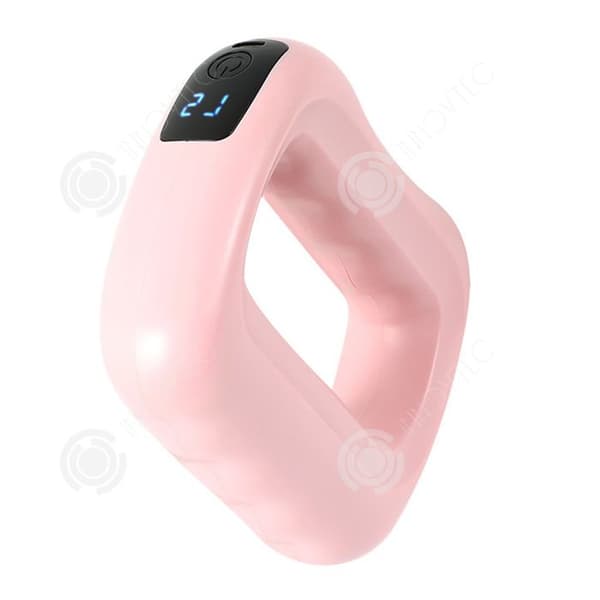 INN liten bärbar muskelmassager 15x14 cm 2000 mah LCD-skärm Elektrisk vibrerande muskelmassager med 8 vibrationsnivåer 3 Mod