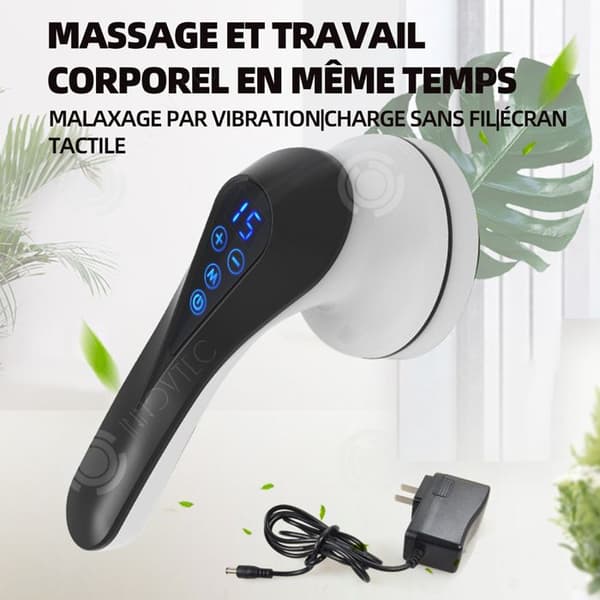 INN Massager med 8 mångsidiga massagehuvuden anticelluliter massageapparat för att lindra trötthet elektrisk massageapparat san f
