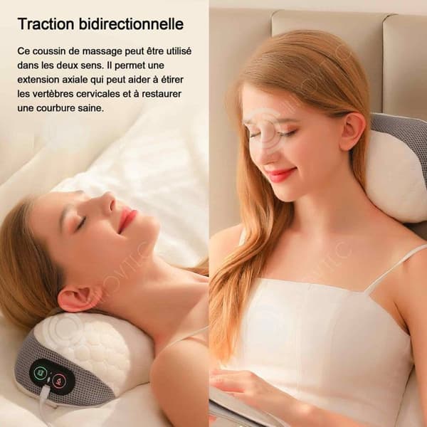INN Massagekudde med 2 styrkejusteringsnivåer shiatsu massagekudde ryggmassageapparat slappnar av rygg- och nackmuskler