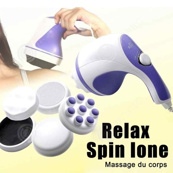 INN Massager 25W bärbar elektrisk massager med 8 mångsidiga massagehuvuden professionell elektrisk massager 3D elektrisk roller