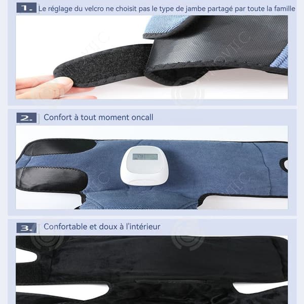 INN Benmassager 3 intensiteter 5 tryckmassagelägen kuddemassageapparat helautomatisk värmefunktion