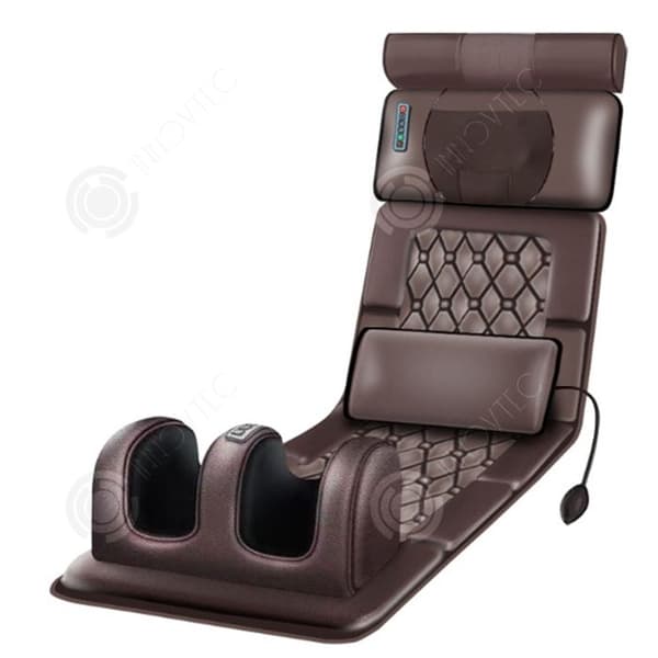 INN Massagekudde 12v uppvärmd ryggmassager med 9 noder och 3 hastigheter justerbar tvåvägs rotation vibrati ryggmassager
