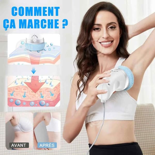 INN Massager 25W bärbar elektrisk massager med 3 tvättbara kuddar professionell elektrisk massager för mage skinkor ben