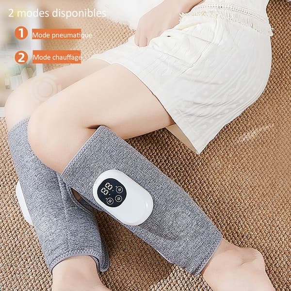 INN Benmassageapparat 49x32x0,25cm benmassageapparat 4 intensiteter 4 tryckmassagelägen grå massagekudde