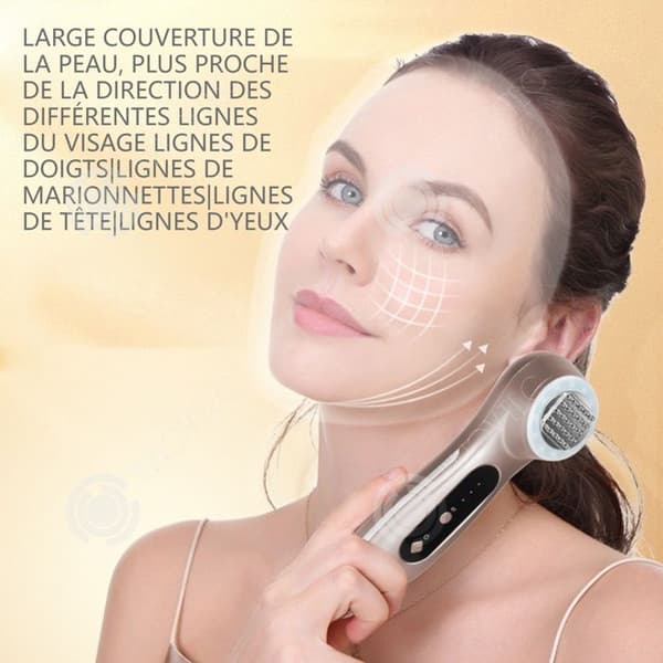 INN Beauty Device 1000mAh-1200mAh Lägen LCD-skärm ansiktsmassageapparat Elektrisk skönhetsanordning massagedyna