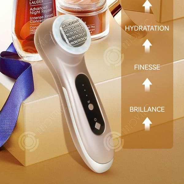 INN Beauty Device 1000mAh-1200mAh Lägen LCD-skärm ansiktsmassageapparat Elektrisk skönhetsanordning massagedyna