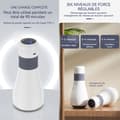 Miniatyrbild 3 av 4: INN Massage 2000mAh bärbar elektrisk kroppsmassageapparat med 4 massagehuvuden och 6 massageintensitetslägen Lindrar trötthet