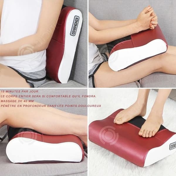 INN Massagekudde 3 hastigheter 20x30cm elektrisk massagekudde multifunktionell elektrisk massagekudde livmoderkudde
