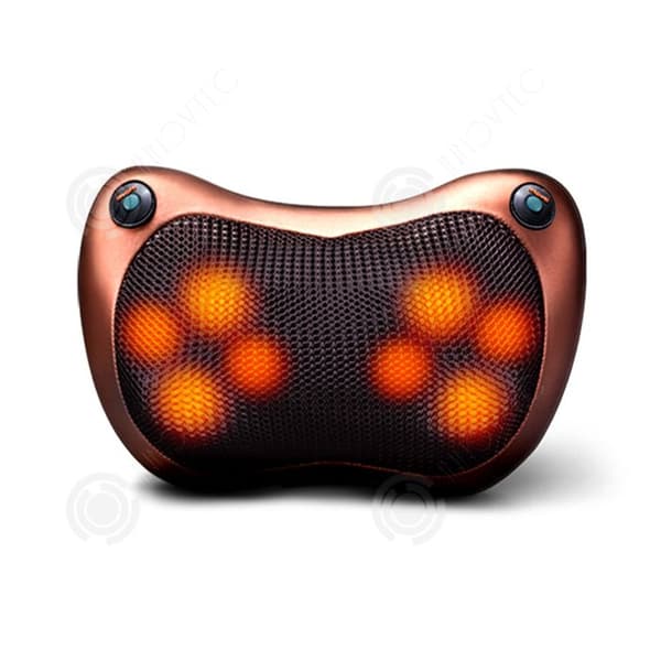 INN Cervikal massageapparat 3 hastigheter 21x31cm multifunktion elektrisk massagekudde för nacken idealiskt avslappningsobjekt för mas