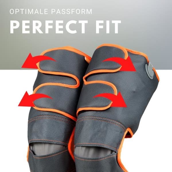 Medivon Noble AIR Pro Leg Massager Pneumatisk Ben och Fot Massager [Grå]