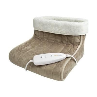 Chauffe-pieds FWS från Medisana 60257 - Brun - 3 temperaturinställningar - Avtagbart och tvättbart skydd