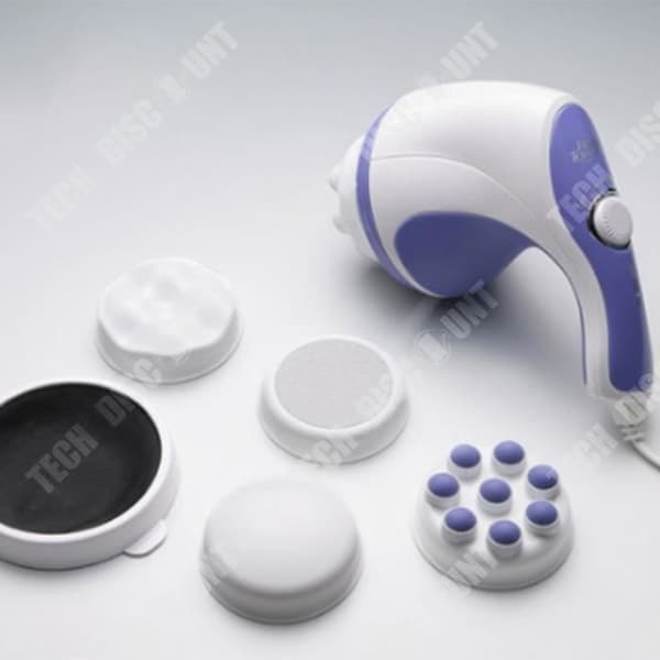 TD® Multifunktion kroppsmassager skönhetsavslappning fettsmältningsmaskin blå vit liten bärbar wellness