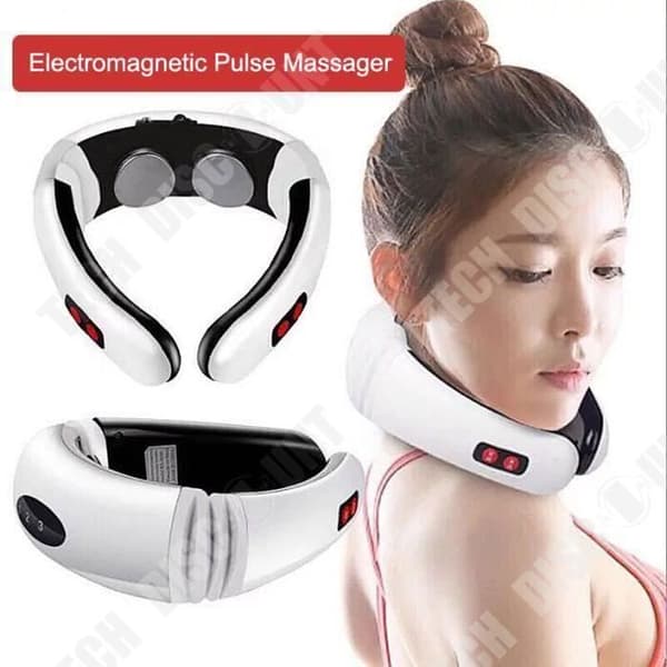 TD® 3D Pulse cervikal nackmassager Multifunktionell Intelligent elektrisk massageapparat Fysioterapi Hem/kontor