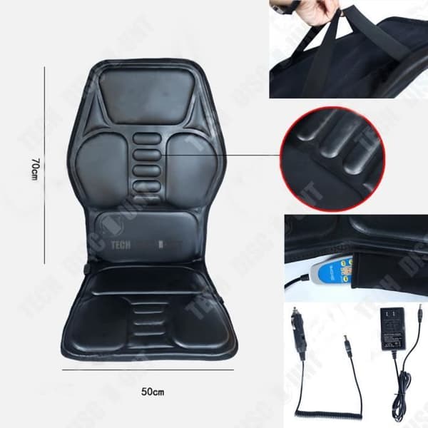 TD® Massagestol Multifunktionsmassager kropp nacke midja axel tillbaka hem bilar infraröd vibration slappna av ef