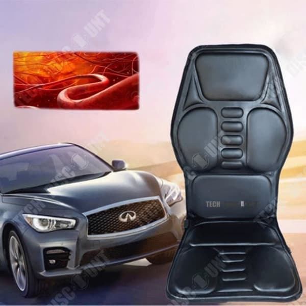 TD® Massagestol Multifunktionsmassager kropp nacke midja axel tillbaka hem bilar infraröd vibration slappna av ef