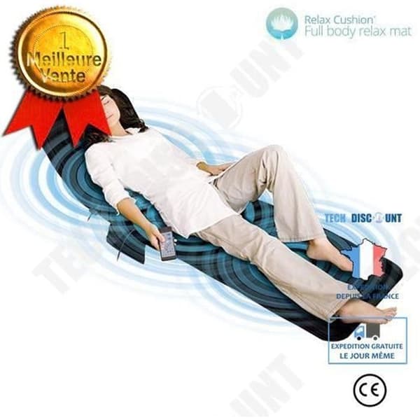 TD® Relax Cushion Massagematta/Avslappnande elektrisk massagekudde/Lätt kroppsvärk/Vibrationsmassagematta