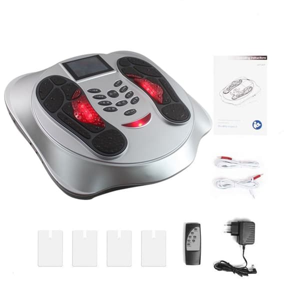 Fotmassageapparat - Tech Discount® - Trådlös fjärrkontroll - Infraröd fysioterapi - Mikrokraft EMS