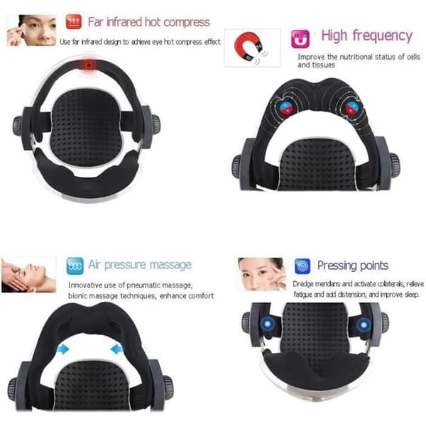 INN Electric Scalp Massager, Head Massager, Multifunctional Massage Device, Home Brain Massage Headset