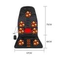 Miniatyrbild 2 av 4: TD® massagestol shiatsu uppvärmd rygg nacke väsentlig muskelavslappning ländmassage billig anti-trötthet komfort
