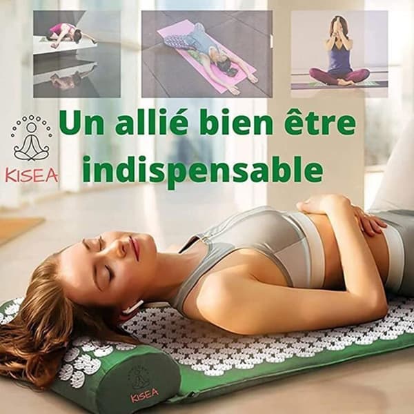 Kit för akupressurmatta TD® 68×42×2CM Massagekudde Släpp stressen och koppla av Fällbar förvaringsdesign
