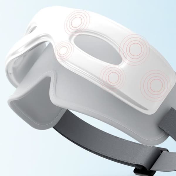 Ögonmassageapparat med vibrationer, mörka ringar massör, ögonskydd, ögonläkare, nattsömnmask, avslappning, anti-