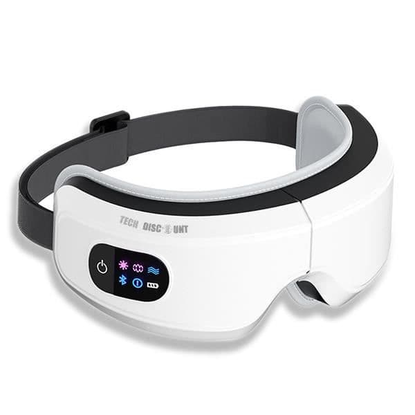Ögonmassageapparat med vibrationer, mörka ringar massör, ögonskydd, ögonläkare, nattsömnmask, avslappning, anti-