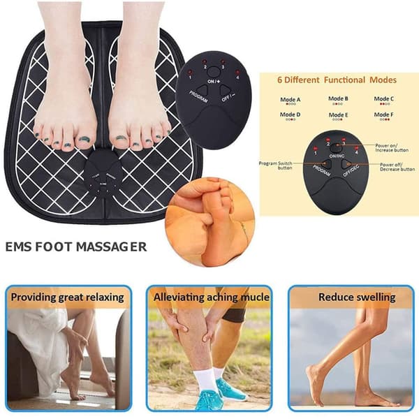 Smart Fotmassagekudde Fotmassager Ben Muscle Electric Puls Training Machine