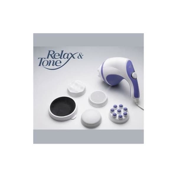 Massageapparat - Relax &amp; Tone - Oscillerande design - Djup massage - Smärtlindring - Sladdlös