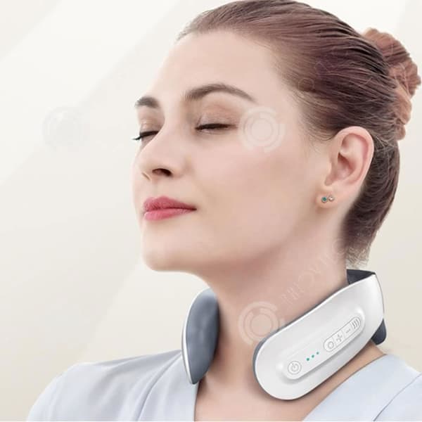 INN Cervical Massager Device Cervical Kudde Nackkota Nackskydd Hot Compress Elektronisk Puls Sex lägen