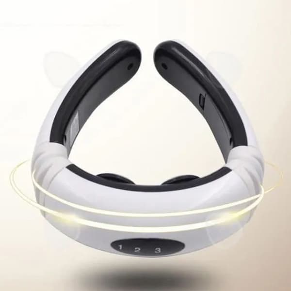 CONFO® Neck Massager Bärbar Uppladdningsbar Muskelsmärta Koppla av Multifunktionell Smart Pulse Fysioterapi krage