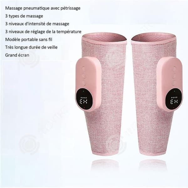 INN Benmassageapparat 2st Benmassageapparat 3 intensiteter och 3 lägen Varmtrycksmassage Ro-massagekudde