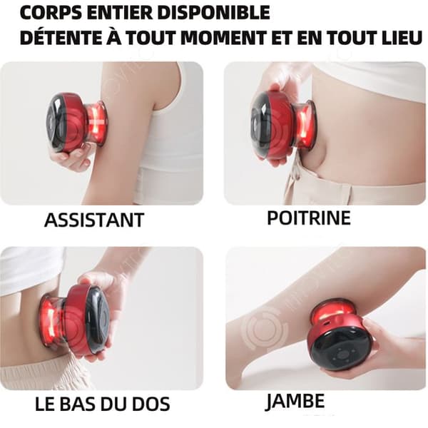 INN Therapy Machine 5w LCD Display Nivåer Uppvärmning 12 Nivåer Styrka Sugande Elektrisk Koppning Elektrisk Koppning Massager