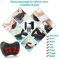Miniatyrbild 3 av 3: Massagekudde, nr 14, 8 uppvärmda huvuden Shiatsu ryggmassageapparat Justerbar intensitet med värmemassagemassagekuddar