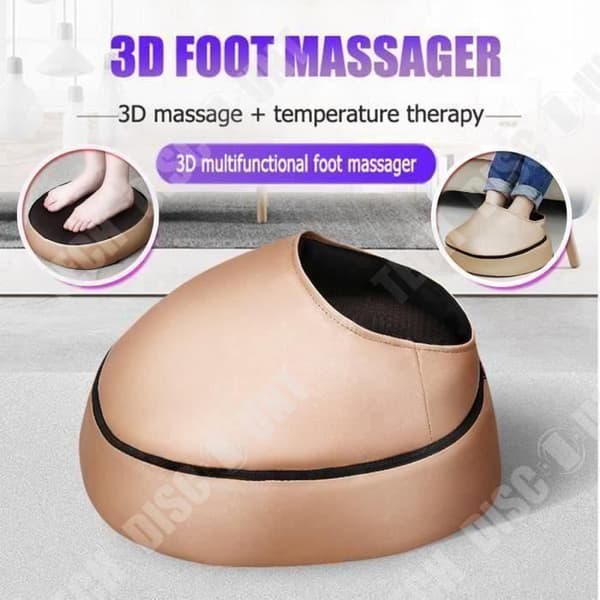 TD® Full Body Foot Massager Uppvärmd massagemaskin lugnar muskeltrötthet EU-plugg