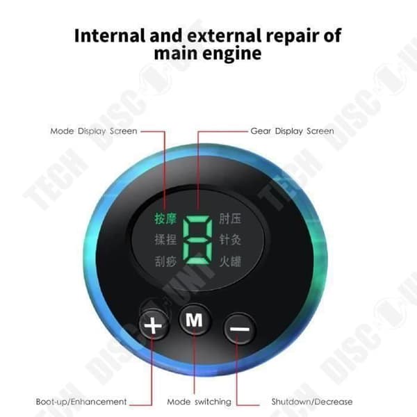 TD® Elektrisk fotmassagerare Fotmassagerare Fotmassagermaskin Fotdyna