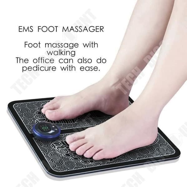 TD® Elektrisk fotmassagerare Fotmassagerare Fotmassagermaskin Fotdyna