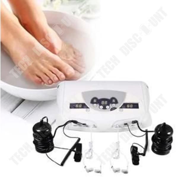 TD® Music Anion Detox Foot Spa Machine Device Fotmassagemaskin Instrument UK Plug 220V